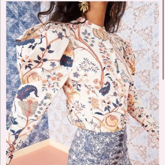 Ulla Johnson Tops - Ulla Johnson Harriet Floral Blouse